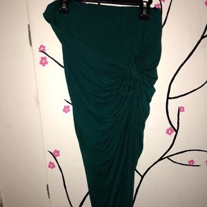 Windsor Emerald Green Asymmetric Skirt